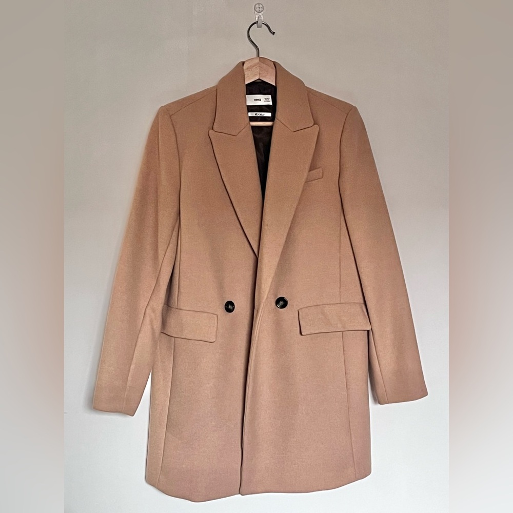 Mango Wool Blend Coat